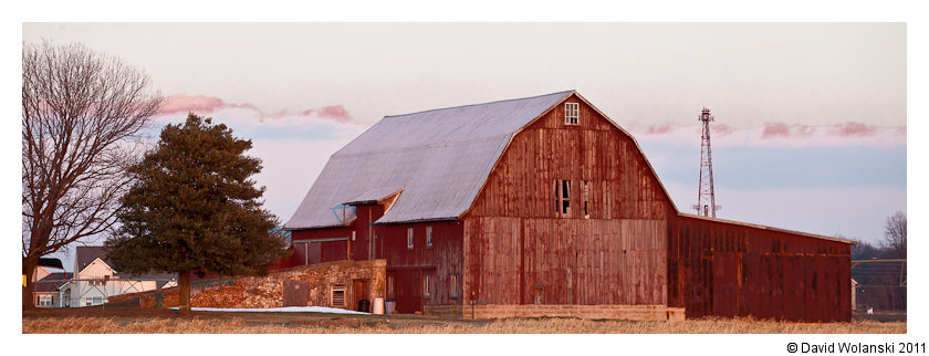Red barn near Dover Delaware