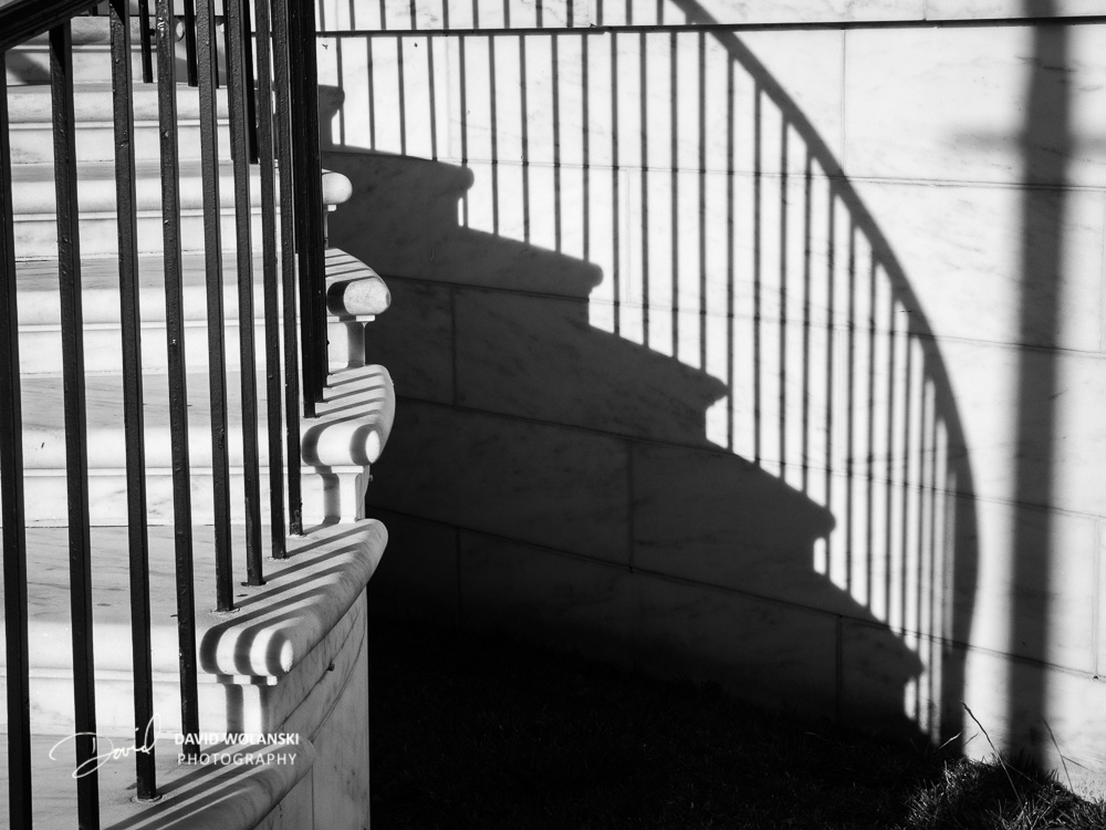 Street Light, Afternoon shadows, downtown Dover, DE 